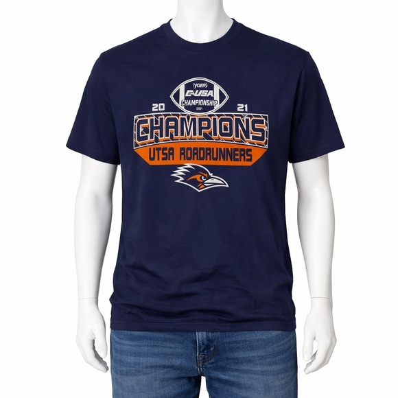 The Victory Other - UTSA Roadrunners 2021 C-USA Champions Men’s T-Shirt Sz L NEW